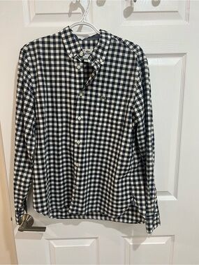 Lacoste Classic Fit Gingham Button-Up Shirt